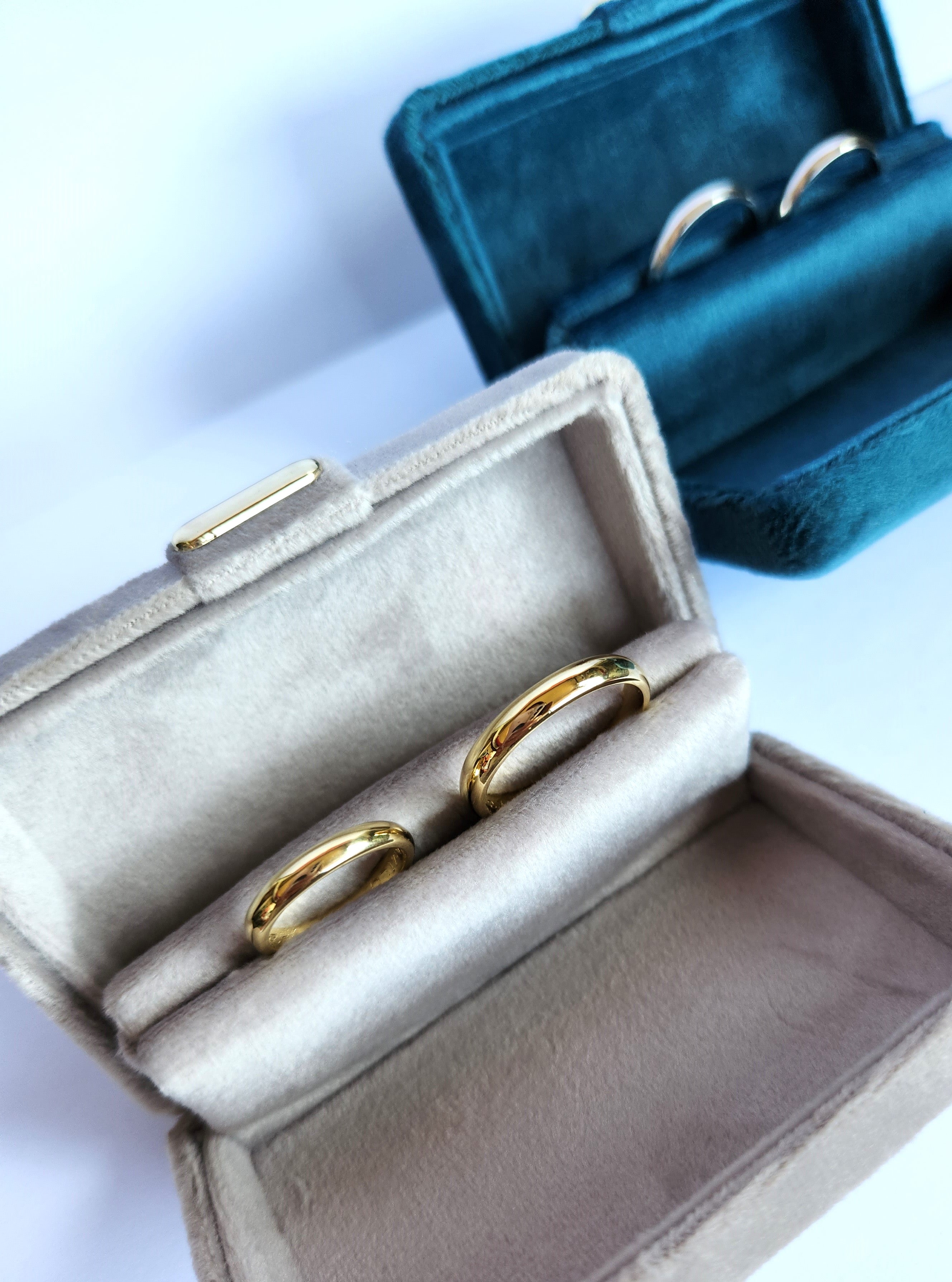 Argollas de Matrimonio Clásicas DV Oro