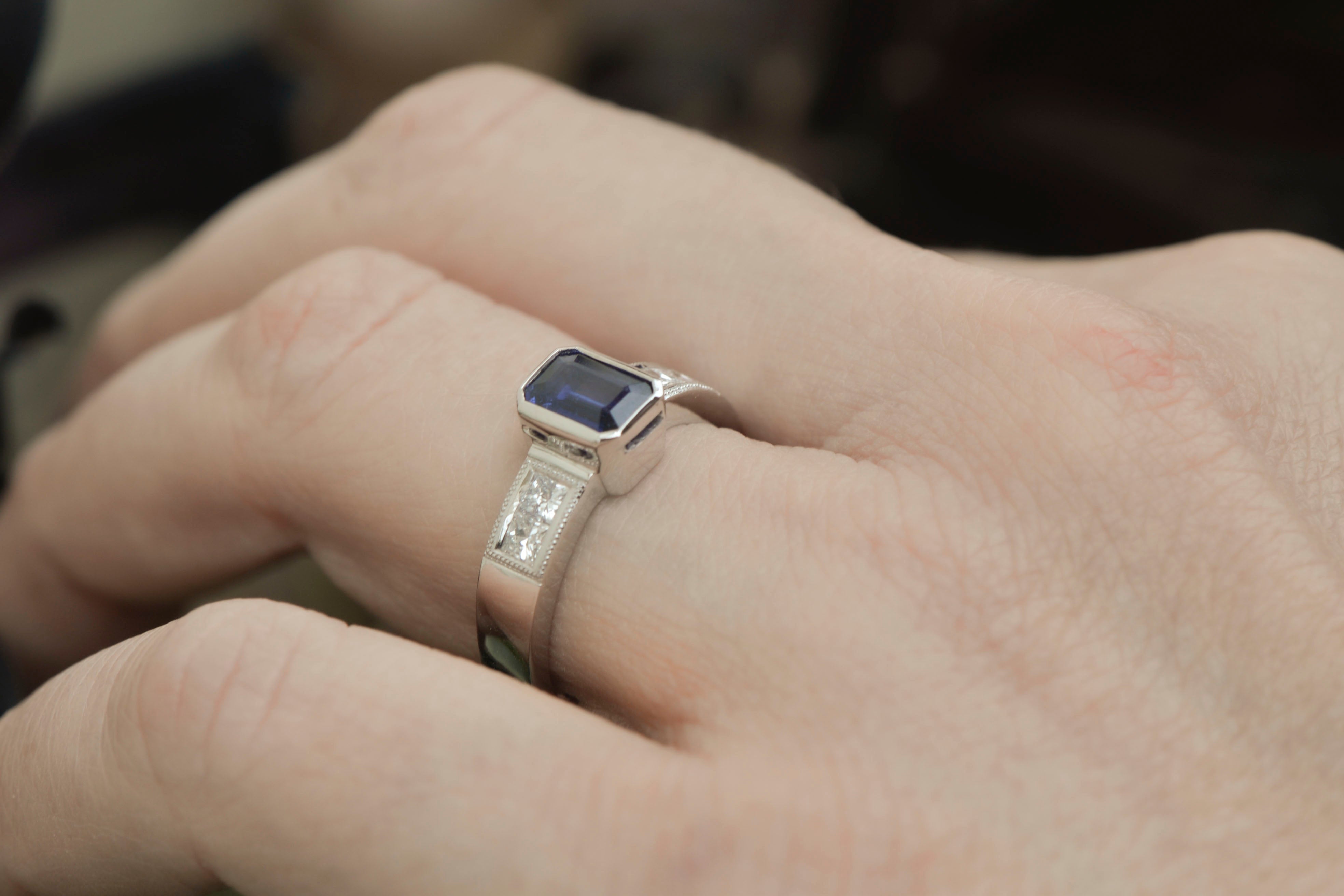 Anillo Francisca Oro Blanco