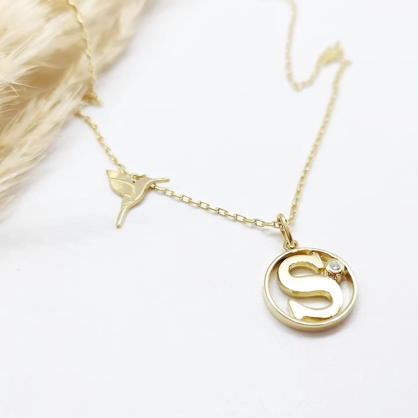 Colgantes Letras Fancy Oro