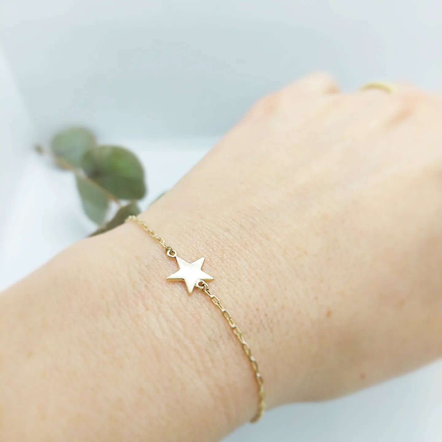 Pulsera Estrella Love Oro