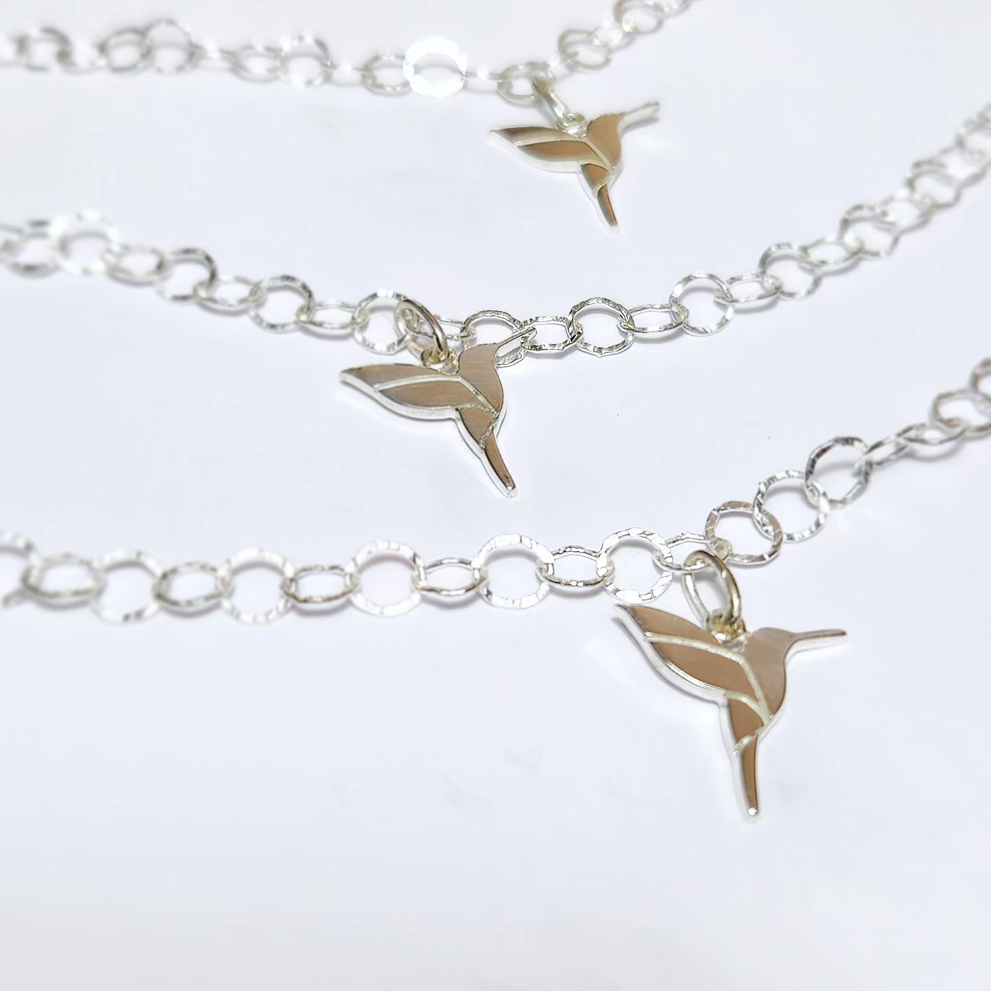 Tobillera Colibrí Plata