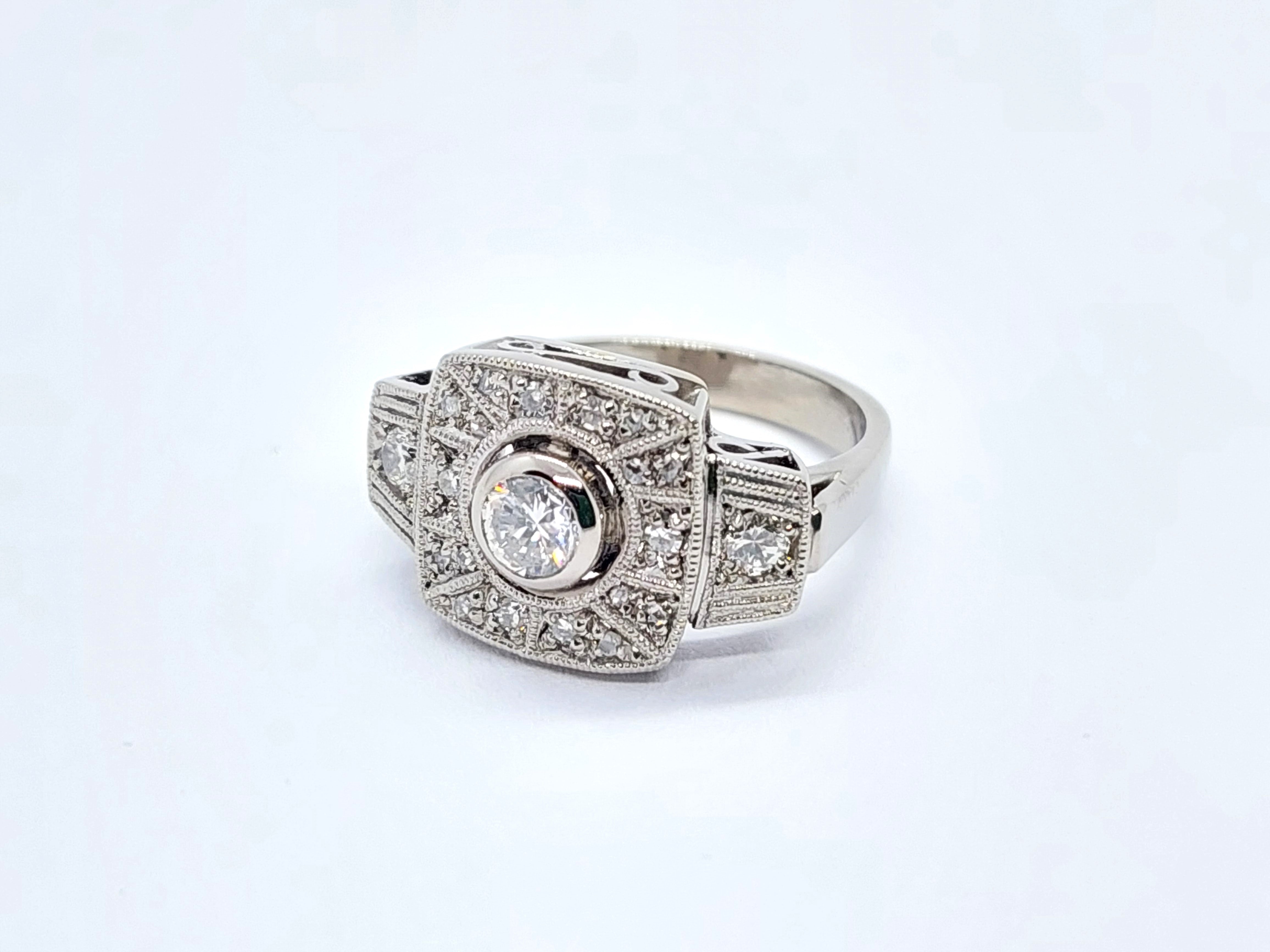 Anillo Gabriela Platino