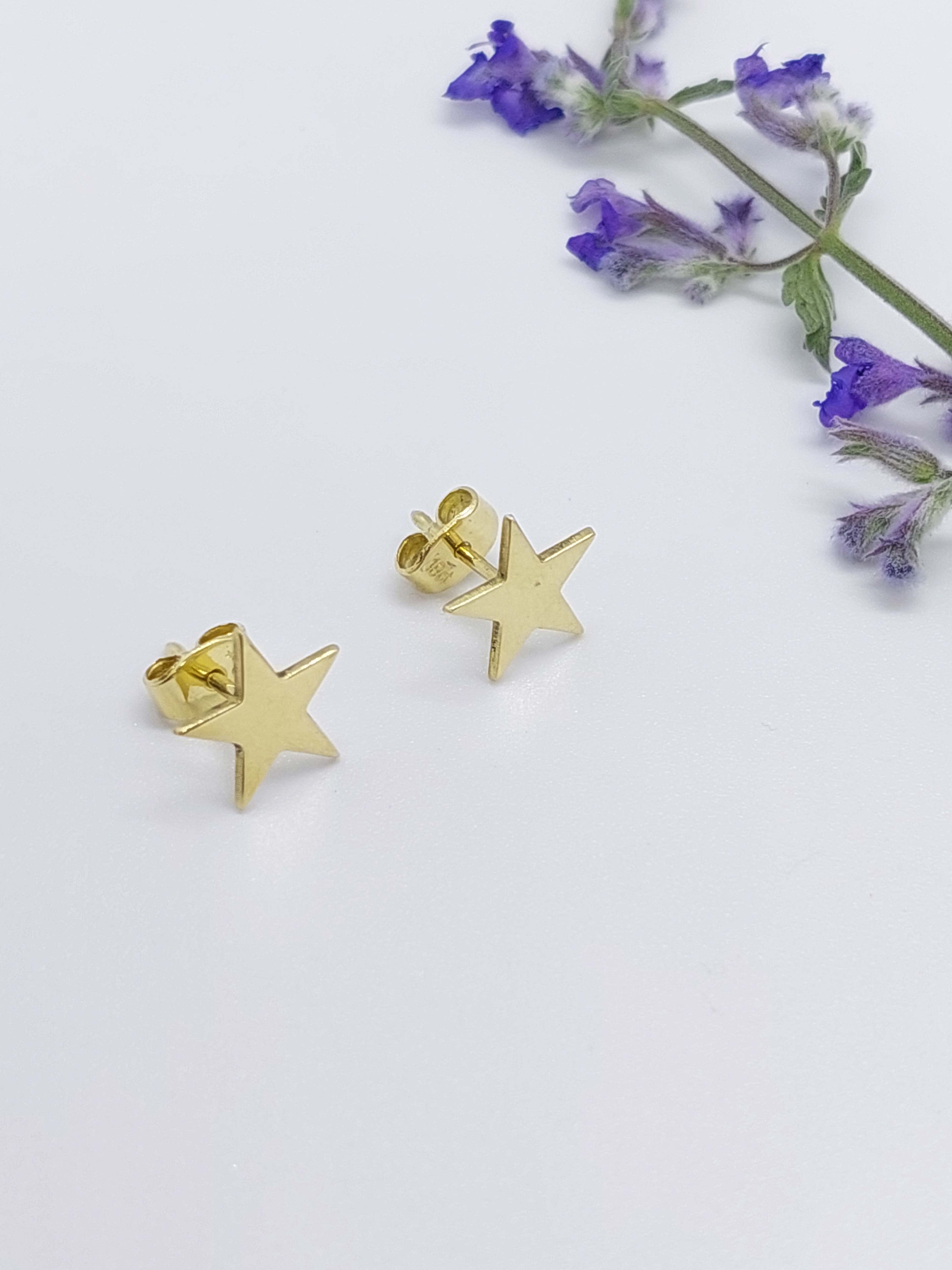 Aros Estrella Oro