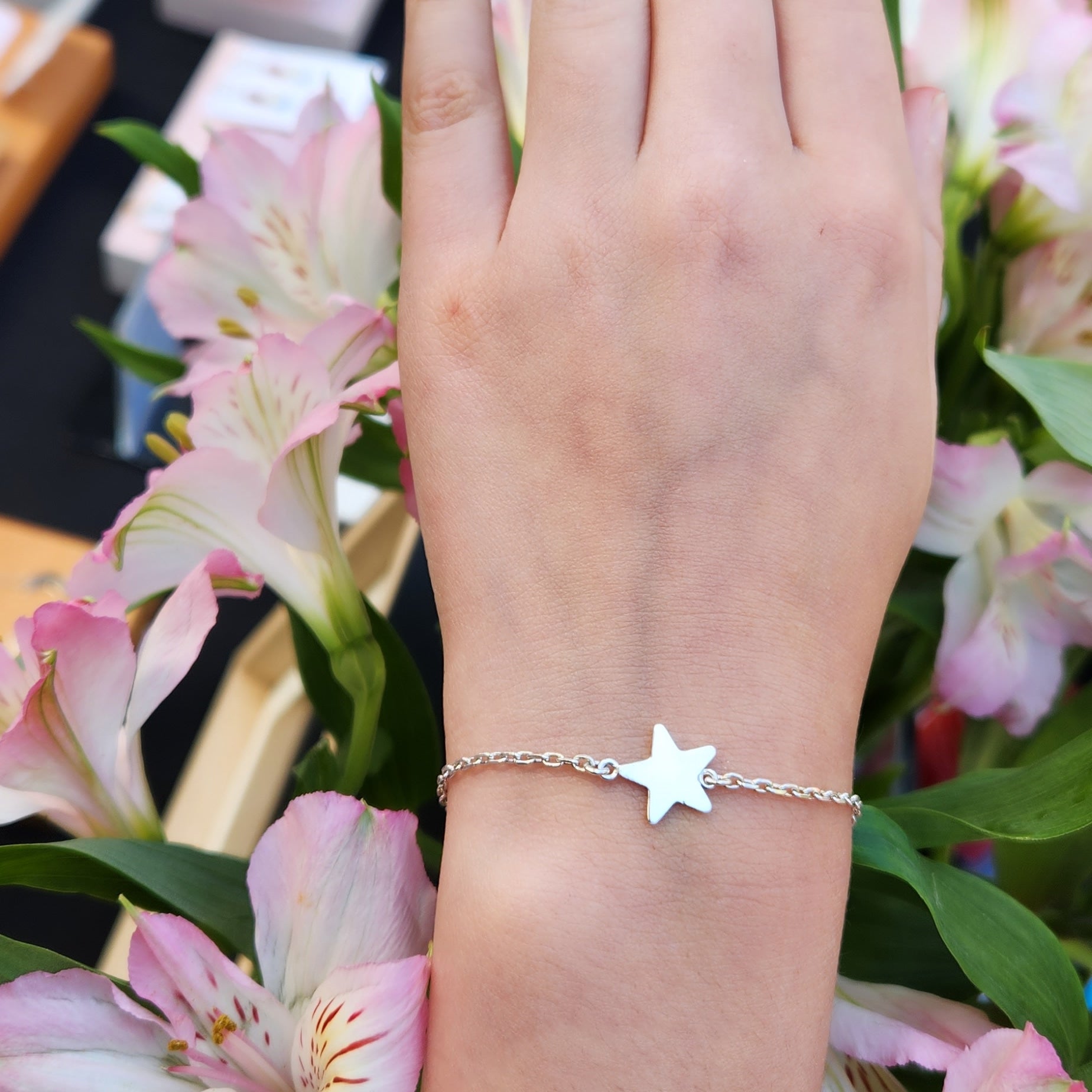 Pulsera Estrella Plata